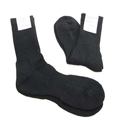 Image of Military Surplus 5 X Pair British Army Soft Comfortable Black Socks (UK: 7 10.5)