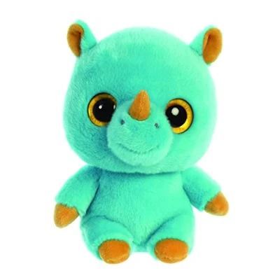Image of YooHoo Rino Rhinoceros 8in 61123 Blue
