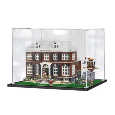 Image of XDHVBES Acrylic Dustproof Display Case Designed for Lego 21330 Home Alone Model Collection Protection (Model Kit Not Included) (3mm), White