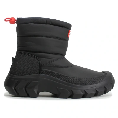 Image of Hunter Original Womens Intrepid Short Winter boots, Women&#039;s, Size: 7, Black Synthetics/textile