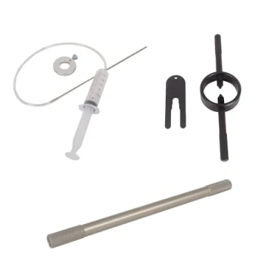 Image of Oldbones Motorcycle Fork Spring Compressor Tool &amp; Oil Level &amp;Fork Damper Rod Bleed Set, Universal Service Kit 10.5/12.5/16mm