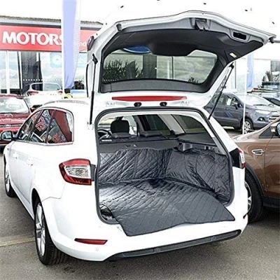 Image of UK Custom Covers QBL225B Tailored Waterproof Quilted Boot Liner Mat Black Fits Ford Mondeo Estate 2007 2014