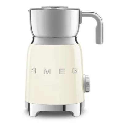 Image of Smeg MFF11CRUK 50s Retro Design Milk Frother in Cream with Tritan TM Renew