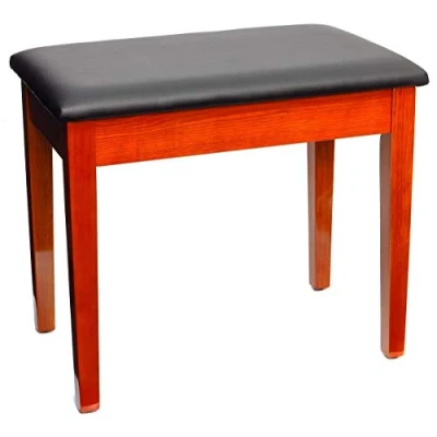 Image of Montford MFPB1T Storage Piano Bench Gloss Teak Finish