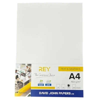 Image of DJP 100 Sheets A4 Premium Snow White Printer Craft Card Decoupage 160gsm