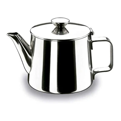 Image of Lacor 62060 TEA POT, Stainless Steel Metal Teapot, 0,60 LTS.