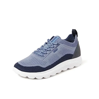 Image of Geox Men&#039;s Spherica U Sneakers, Avio Navy, 10.5 UK