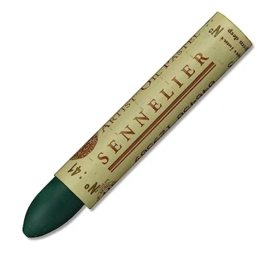 Image of SENNELIER Oil Pastel, Cinnabar Green Deep