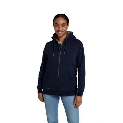 Image of Animal Zuri Womens Hoodie Warm &amp; Cosy Sweatshirt with Kangaroo Pocket Adjustable Hood Autumn Winter, Walking, Holiday Outdoors Navy Women&#039;s Size 8
