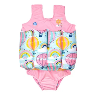 Image of Splash About Kids Floatsuit with Adjustable Buoyancy, Over the Rainbow, 4 6 Years