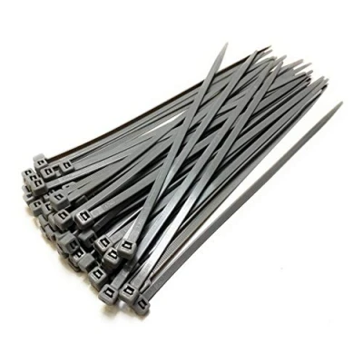 Image of Cable Ties 300mm x 4.8mm Strong Nylon Zip (100, Grey)