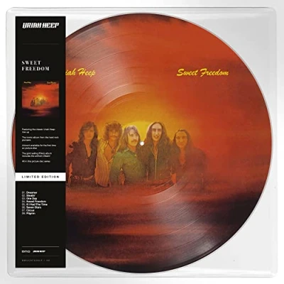 Image of Uriah Heep Sweet Freedom 2023 UK picture disc LP BMGCAT536LP/#6