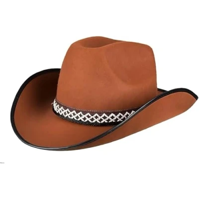 Image of Boland 54370 Children&#039;s Cowboy Hat Brown, One size
