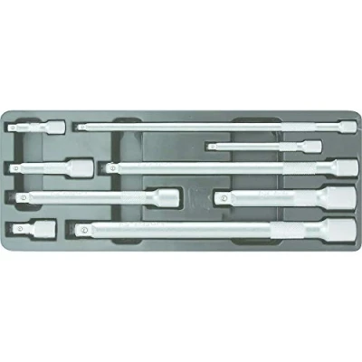 Image of KS Tools Extension Set, 9 Pieces, 1/4 Inch + 3/8 1/2 Colourless
