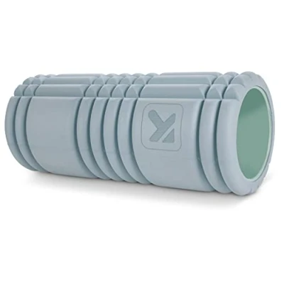 Image of TRIGGERPOINT Recycled Grid Foam Roller for Exercise, Deep Tissue Massage and Muscle Recovery, Original (13 Inch), Blue