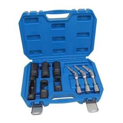 Image of US PRO Tools 9pc Diesel Injector &amp; Glow Plug Removal Socket Sockets Set 5641