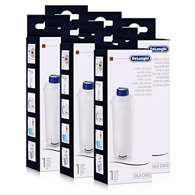Image of DeLonghi Water Filter for Coffee Machines, Suitable ECAM, ESAM, ETAM, BCO, EC Pack of 2