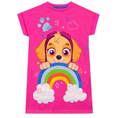 Image of Paw Patrol Girls Nightdress Pink 6 7 Years