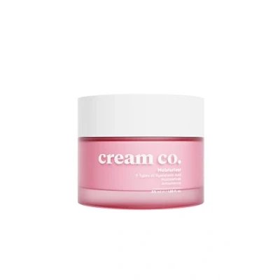 Image of Cream co. 50ml Moisturiser Face for Women &amp; Men, All Skin Types, Hyaluronic Acid, Niacinamide (Vitamin B3), Evens Out Tone, Revitalizes, Brightens, Hydrates, Vegan