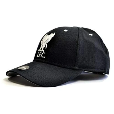 Image of Liverpool Contrast Baseball Cap Liverbird Black Kleberg