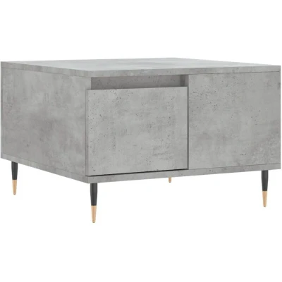 Image of vidaXL Coffee Table Concrete Grey 55x55x36.5 cm Engineered Wood