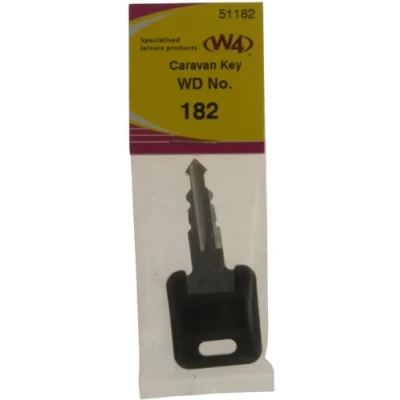 Image of W4 WD Replacement Caravan Key No182 Black