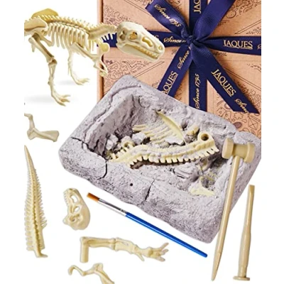 Image of Jaques of London Dinosaur Toys for Boys with Dig Kit Fossil Hunting Excavation Kits Kids Digging Gifts Fossils