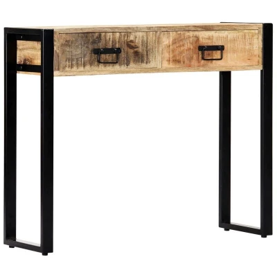 Image of vidaXL Console Table 90x30x75 cm Solid Mango Wood