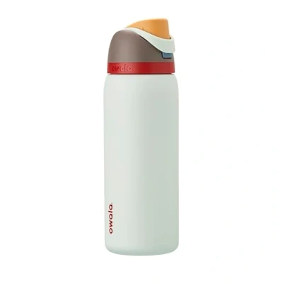Image of Owala FreeSip Insulated Stainless Steel Water Bottle with Straw, BPA Free Sports Bottle, Great for Travel, 32 Oz, Boneyard