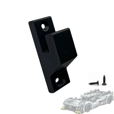 Image of TEYOUYI Wall Mount for Lego Technic Peugeot 9X8 24H Le Mans Hybrid Hypercar 42156 Accessories Black