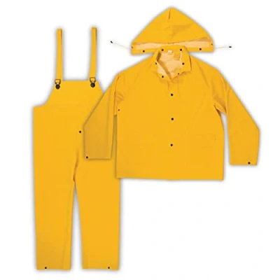 Image of Kunys R101XXL 0.35mm 3 piece Rain Suit Yellow