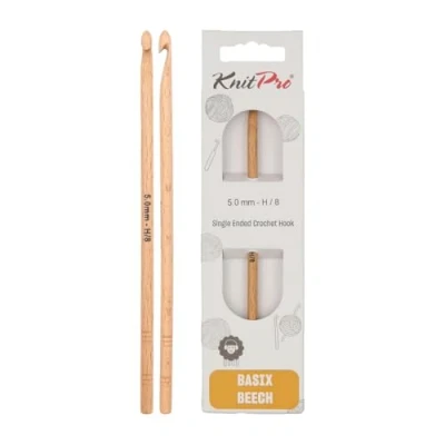 Image of KnitPro Basix Birch crochet hook 10.00mm 3pcs