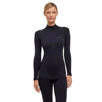 Image of FALKE Women&#039;s Warm Turtleneck Longsleeved Sports Functional Shirt Thermal Underwear for Mild to Cold Weather Breathable Quick Drying Sustainable Yarn 1 Piece