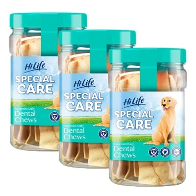 Image of Special Care Spearmint Flavour Daily Dental Chews For Dogs, Healthier Gums, Whiter Teeth &amp; Fresher Breath, Help Reduce Tartar Build Up (36 Chews)
