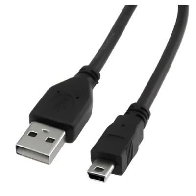 Image of Reulin High Speed USB Cable 2M Long, 2.0 Type A to Mini B Data Sync &amp; Charging 2 M, 480 Mbit/s 5 pin Male, Smart Phones, Cameras, MP3s, PDAs Devices Metres
