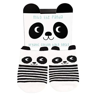 Image of Rex London Miko The Panda Baby Socks (one Pair)