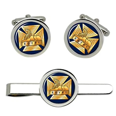 Image of Royal Gloucestershire, Berkshire and Wiltshire Regiment, Army Cufflinks Tie Clip Set