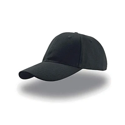 Image of Atlantis Liberty Six Brushed Cotton 6 Panel Cap Black OS