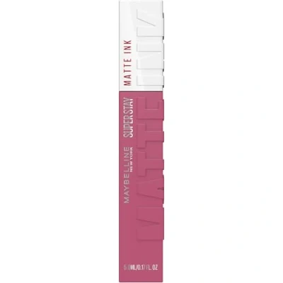 Image of Maybelline Superstay Matte Ink Longlasting Liquid, Pink Lipstick, Up to 12 Hour Wear, Non Drying, 165 Successful