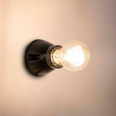 Image of FARO BARCELONA Kera wall light, black