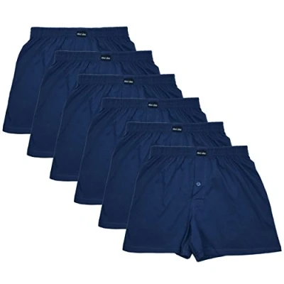 Image of MioRalini 6 Men&#039;s Cotton Boxer, Model: Button Fly Set 02, Medium (12 in)