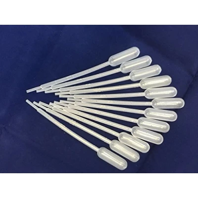 Image of 500 X 1ml Disposable Pasteur Pipettes (Graduated) Transfer Eye Droppers