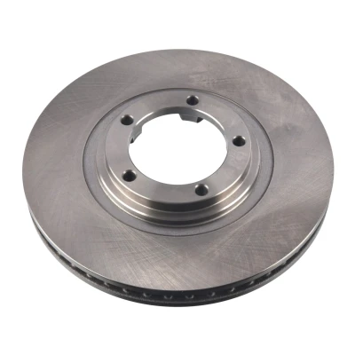 Image of 581294A200 Brake disc FEBI BILSTEIN 108554 Front Axle 274mm 26mm 5 Hole 108mm internally vented Coated