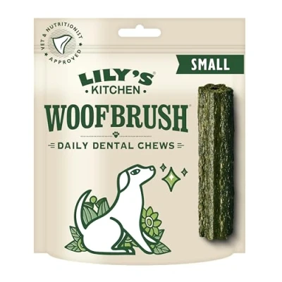 Image of Lily&#039;s Kitchen Woofbrush Dental Chew Natural Sticks for Small Dogs (5 Packs of 7 Chews)