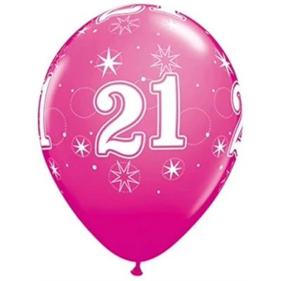 Image of Pioneer Europe 53457, Pink, 21st Sparkle Balloons