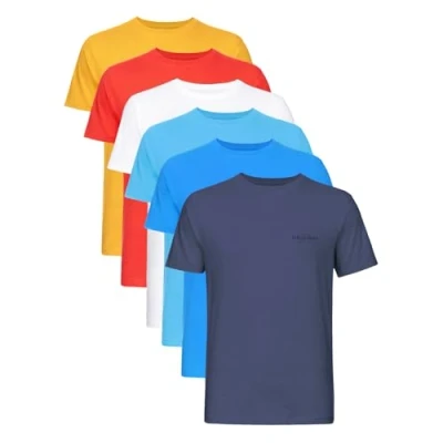 Image of Crosshatch (6PACK Classic Comfort, Endless Style Men&#039;s Everyday Essentials Crew Neck T Shirt, Designer Mens Tshirt Your Perfect Set of Short Sleeve Tees(L/6Pack Assorted 1)