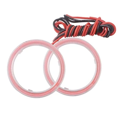 Image of Qasim 1 pair of LED COB Angel Eyes 100MM 3.94&#039;&#039; Red Halo Rings with Plastic Shell 72SMD for Car Motor DRL Headlight Fog Light DC 12V