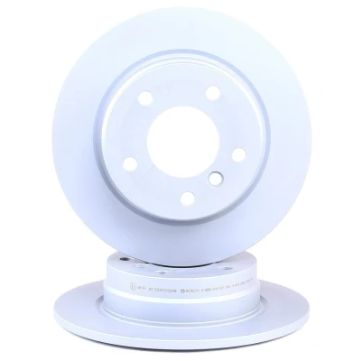 Image of E190R02C03720048 Brake disc BOSCH 0 986 478 561 280mm 9,9mm 5 120mm solid Coated High carbon BMW: 3 Coupe, Saloon, Convertible