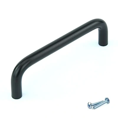 Image of M4TEC Bar Kitchen Cabinet Door Handles Cupboards Drawers Bedroom Furniture Pull Handle Matt Black. N3 Series: 128 mm