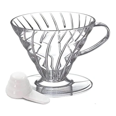 Image of HARIO V60 Plastic Coffee Dripper, 400 mililiter, Size 1